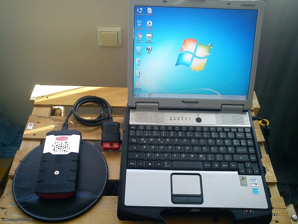 panasonic toughbook cf-52 +  DS150 E