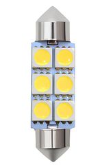 LED 41MM 6 SMD ΨΥΧΡΟ ΛΕΥΚΟ ΦΩΣ ΑΡΙΣΤΗΣ ΠΟΙΟΤΗΤΟΣ ΤΙΜΗ ΤΕΜΑΧΙΟΥ....SoundStreet....