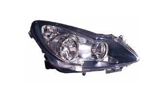 Φανάρι Εμπρός Δεξί Ηλεκτρικό Μαύρο (Sport-OPC) για OPEL CORSA (2006 - 2011) D Ημιτασιόν | Kiparissis - The King Of Parts