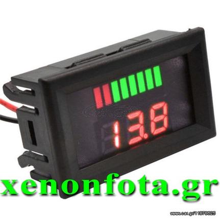 ΒΟΛΤΟΜΕΤΡΟ ΨΗΦΙΑΚΟ ΜΕ ΕΝΔΕΙΞΗ ΚΑΤΑΣΤΑΣΗΣ ΜΠΑΤΑΡΙΑΣ ΜΕ ΓΡΑΦΙΚΟ 0-24V ΑΡΙΣΤΗΣ ΠΟΙΟΤΗΤΟΣ....Sound☆Street....