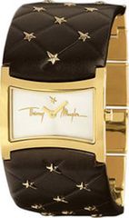 Thierry Mugler Dark Brown Leather Strap 4702602