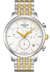 Tissot T-Classic Tradition Two Tone Stainless Steel Chronograph T063.617.22.037.00