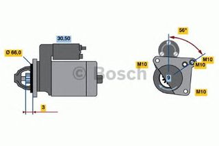 0001106017  Μιζα Bosch RENAULT SCENIC(00-03) LAGUNA-MEGANE