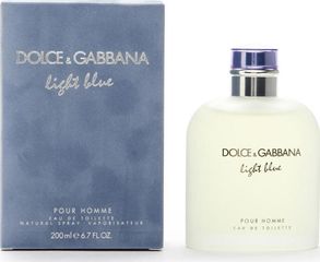 DOLCE & GABBANA Light Blue Pour Homme EDT 200ml