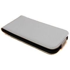 Θήκη κινητού για Samsung S4 Mini πορτοφόλι πάνω άνοιγμα white