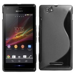 Θήκη κινητού για Sony Xperia M S line black