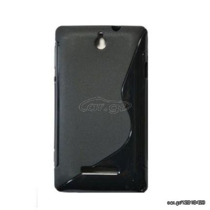 Θήκη κινητού για Sony Xperia E Dual S line black