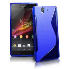 Θήκη κινητού για Sony Xperia Z S line dark blue