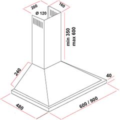 ΑΠΟΡΡΟΦΗΤΗΡΑΣ KAMINI  INOX - 90 - 2 MOTER TURBO - GENERAL  TRADE  TSELLOS-thumb-5