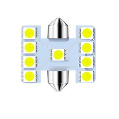 LED Σωληνωτό 31mm με 9 5050 SMD Λευκό φως 12V Κωδικός XF501...SoundStreet....