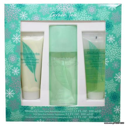 ELIZABETH ARDEN Green Tea SET: EDP 100ml + body lotion 100ml + shower gel 100ml