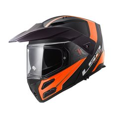 ΚΡΑΝΟΣ FLIP-UP DUAL METRO EVO FF324 RAPID F/J MATT BLACK-ORANGE |  LS2