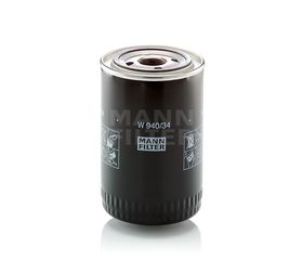 Φίλτρο Λαδιού CUMMINS W940/34 MANN Filter - (FleetGuard: LF3805) - ΤΙΜΗ ΧΟΝΔΡΙΚΗΣ ΧΩΡΙΣ ΦΠΑ