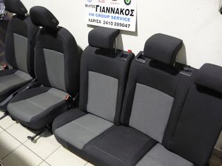ΣΑΛΟΝΙ ΚΑΘΙΣΜΑΤΑ ΚΟΜΠΛΕ ΜΑΥΡΟ-ΓΚΡΙ VW GOLF 7  ΠΕΝΤΑΘΥΡΟ "ΓΙΑΝΝΑΚΟΣ Ο.Ε"