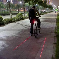 Φώτα Ποδηλάτου Υψηλής Ορατότητας 5x Ultra Bright LED + 2x Laser Beam - OEM-thumb-1