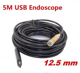 USB ενδοσκοπική κάμερα αδιάβροχη 12,5mm με καλώδιο 5 μέτρα - Cst EN-05