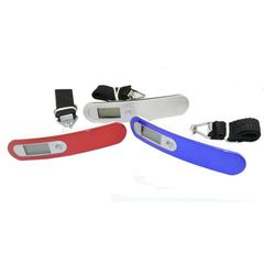 Ψηφιακή ζυγαριά αποσκευών με οθόνη LCD και δυνατότητα να ζυγίζει έως 50κιλά - OEM-TS006 - Μπλε