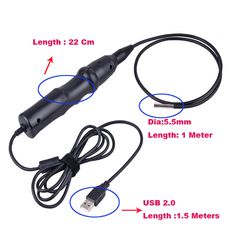 Ενδοσκοπική κάμερα αδιάβροχη για Android & PC USB 5.5mm - Cst EH-02