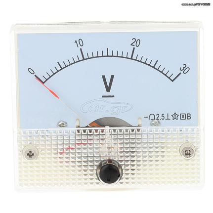 Βολτόμετρο αναλογικό 91C4 DC 0-30V