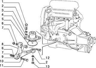 Fiat Uno, βάση σαζμάν, καινούργια, γνήσια- 7622921