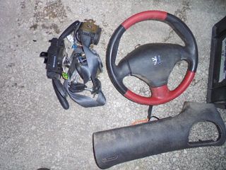 Σετ Αερόσακων Εμπρός (χ.Ταμπλό) για PEUGEOT 206 (2002 - 2009) *Γ* | Kiparissis - The King Of Parts