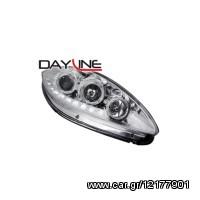 Φανάρια DECTANE Dayline Seat Leon 1p 05-09 (Χρώμιο) Λάμπες Η1, Ηλεκτρική ρύθμιση ύψους