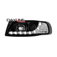 Φανάρια DECTANE Dayline Seat Ibiza 6k 93-00 (Μαύρο), Λάμπες Η1, Φλας με LED. 