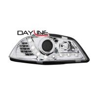 Φανάρια DECTANE Dayline Seat Ibiza 6l/Cordoba 03-08 (Χρώμιο) Λάμπες Η1, Φλας με LED