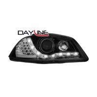 Φανάρια DECTANE Dayline Seat Ibiza 6l/Cordoba 03-08 (Μαύρο) Λάμπες Η1, Φλας με LED,