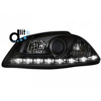 Φανάρια DECTANE D-lite Dayline Seat Ibiza 6L 03-08 (Μαύρο) Λάμπες Η1, Εγκριση R87, Φλας με LED, 