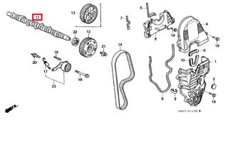 ΕΚΚΕΝΤΡΟΦΟΡΟΣ ΚΑΙΝ. HONDA 14110P28A00HK0 HONDA CIVIC HONDA CRX