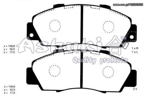 45022S1AE70 ΤΑΚΑΚΙΑ ΕΜΠΡ ΚΑΙΝ. HONDA 45022S1AE20HK0 HONDA ACCORD HONDA CIVIC HONDA CR-V HONDA HR-V HONDA INTEGRA HONDA LEGEND HONDA NSX HONDA PRELUDE HONDA SHUTTLE ROVER 600