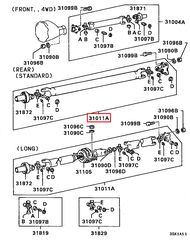 ΑΞΩΝ ΚΑΙΝ. MITSUBISHI MB154776MK0