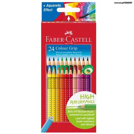 Faber-Castell Ξυλομπογιές Grip Σετ 24 Τεμαχίων