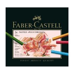 Faber-Castell Polychromos Παστέλ Σετ 24 Τεμαχίων