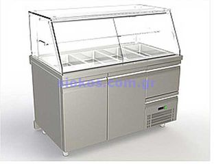 Ψυγείο σαλατών-γλυκών βεβιασμένης κυκλοφορίας