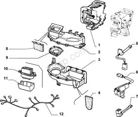 Fiat Coupe/ Alfa 155/ lancia Delta, θυρίδα αέρα, καινούργια, γνήσια- 7654339