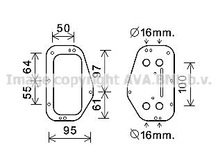 ΨΥΓΕΙΟ ΛΑΔΙΟΥ OPEL MOKKA 1.6/1.8 116Hp/140Hp ΜΟΝΤΕΛΟ 2013--> 