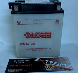 μπαταρία μοτο 12N14-3A GLOBE