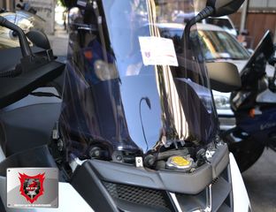 Ζελατίνα-Ανεμοθώρακας-Παρμπρίζ MPF-GRIVAS για SYM JOYRIDE 200 I evo (2010) OR size(εργαστασικό μέγεθος)-thumb-3
