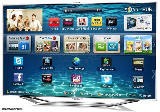 Samsung UE46ES8000 46" Τηλεόραση Smart 3D LED Full HD