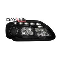 Φανάρια DECTANE Dayline VW Touran 1T/Caddy 03-06 (Μαύρο) Λάμπες H1/H7, Φλας,
