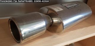 ΤΕΛΙΚΑ ΕΞΑΤΜΙΣΕΩΝ UNIVERSAL INOX SPORT ΓΙΑ ΔΙΑΦΟΡΑ ΟΧΗΜΑΤΑ (ΔΕΙΤΕ ΜΕΓΑΛΕΣ ΦΩΤΟΓΡΑΦΙΕΣ)-thumb-3