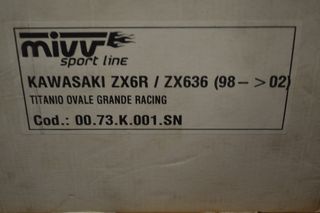 MIVV ΤΕΛΙΚΟ ΕΞΑΤΜΙΣΗΣ ΓΙΑ KAWASAKI ZXR 636R LARGE OVAL RACING 98'-02'-thumb-5