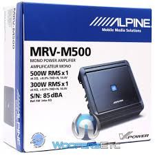 Μονοφωνικός ενισχυτής ALPINE   MRV‐M500