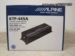 HEAD UNIT POWER PACK 4 x 100W MAX ALPINE  KTP‐445A