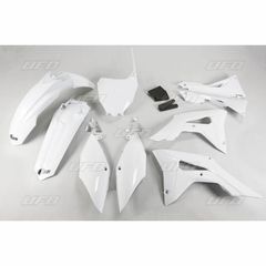 ΛΥΡΗΣ UFO ΚΙΤ ΠΛΑΣΤΙΚΩΝ ΑΣΠΡΟ ΓΙΑ HONDA CRF 250 R 2018-2020, HOKIT123-041