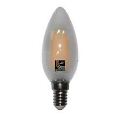 Διακοσμητική λάμπα led Ε14 ισχύος 4W 230V 5800k ψυχρό λευκό φως 440 lumen κερί C35 ματ