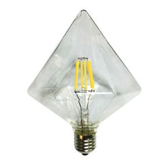 Λάμπα διακοσμητική led διαμάντι E27 6W 230V ντιμαριζόμενη 2700k θερμό λευκό φως 590lm