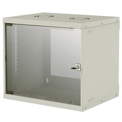 Επιτοίχια καμπίνα 19" INTELLINET 714815 FLATPACK 9U (540x560) Flatpack γκρι με θυρίδες εξαερισμού